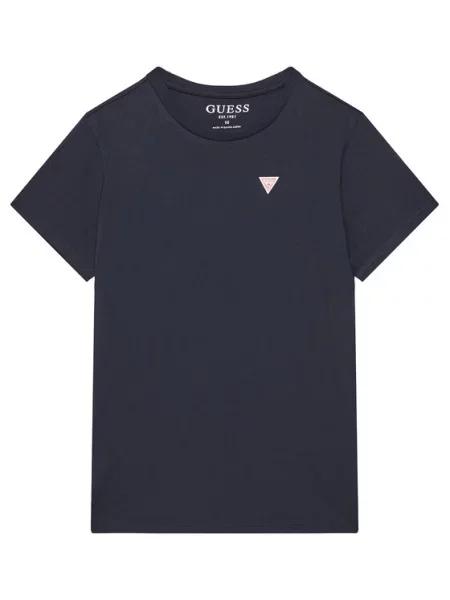 Guess Majica Mornarsko Regular Fit modra