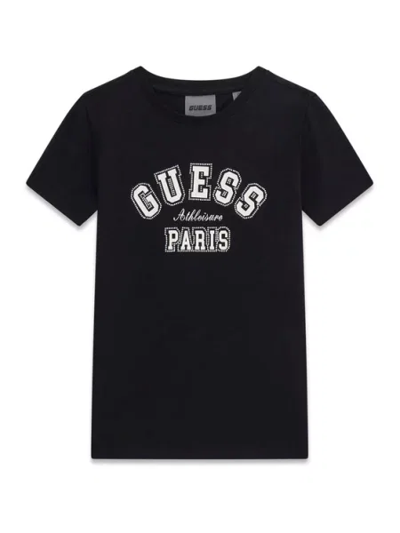 Guess T-Shirt μαύρο