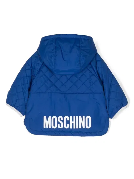 Płaszcz dziecięcy Moschino niebieski