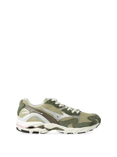 Sneakersy Mizuno z kamieniami skórzane szare