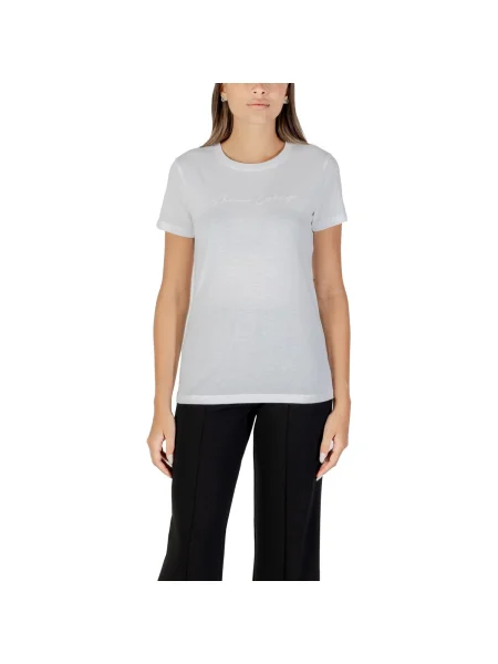 Tricou Eax alb