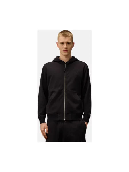 Bluza rozpinana C.p. Company z logo niebieska