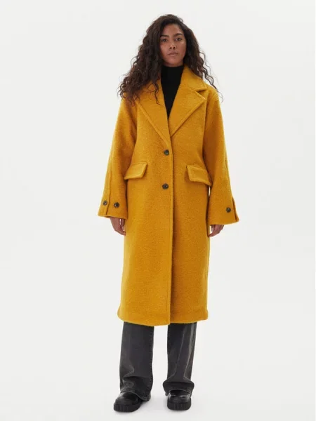 Vero Moda Zimski plašč Anny Jolie rumena