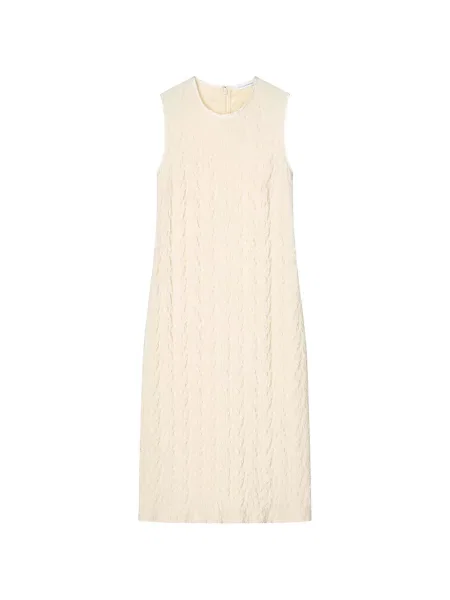 Rochie tip cămașă Cecilie Bahnsen din jacard alb