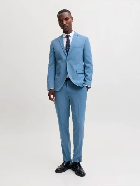 Jack & Jones Premium Oblek JPRFRANCO světlemodrá