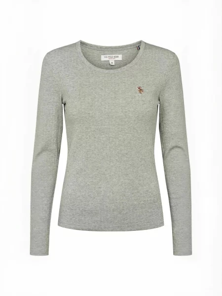 U.S. POLO ASSN. Top UWCarlotte amestecat gri