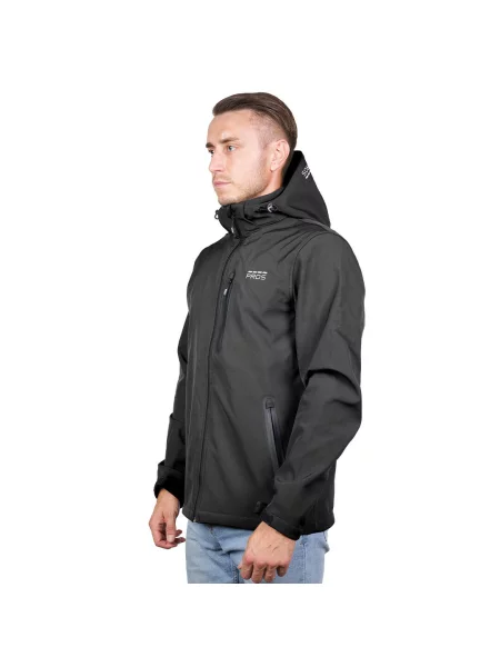 Kurtka softshell Pros Sport SOFTGRIT czarna