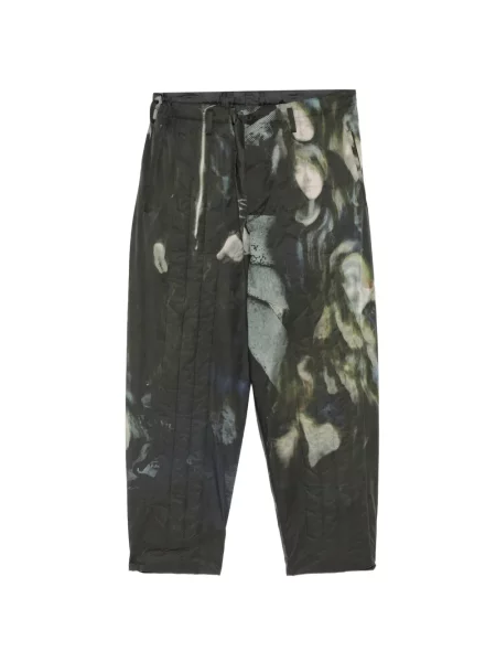 Pantaloni Yohji Yamamoto cu imagine negru