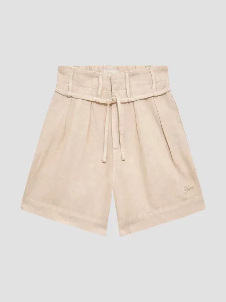 Дитячі Повсякденні шорти GUESS Kids бежевий