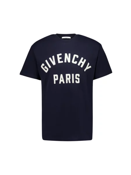 Koszulka Givenchy z logo niebieska