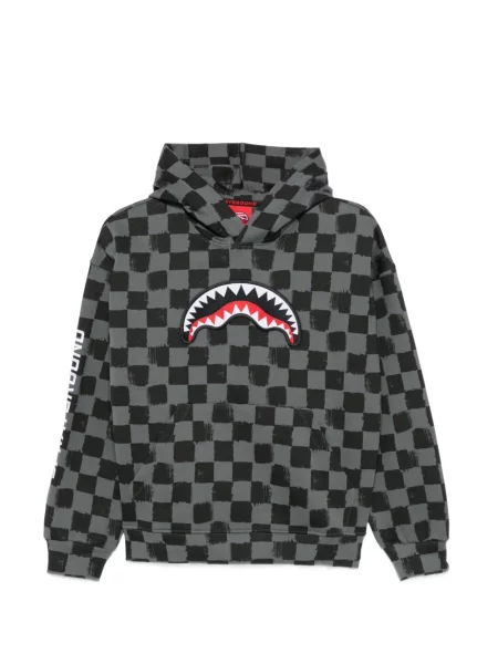 Bluza z kapturem dziecięca Sprayground szara