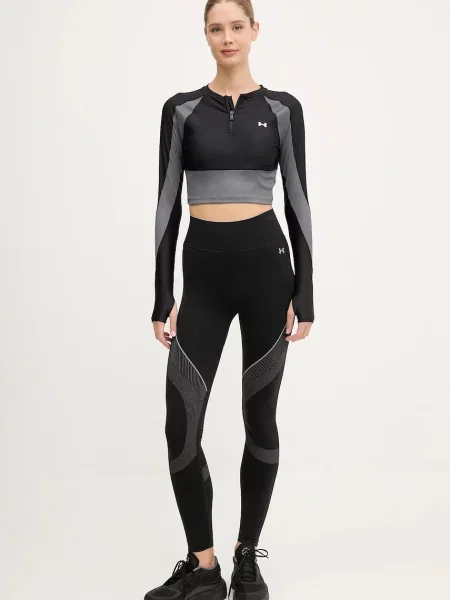 Under Armour Tréningové tričko s dlhým rukávom čierna
