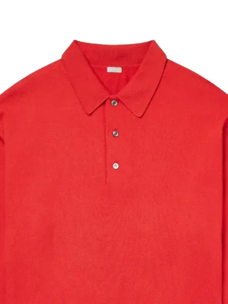 Lung tricou polo A.presse roșu
