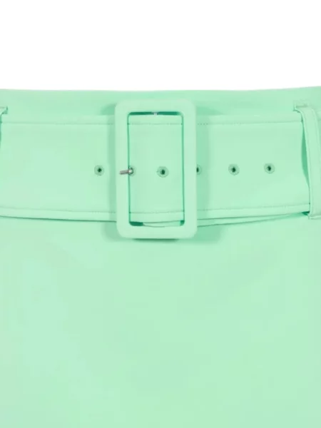 Cu centură fusta mini Sandy Liang verde