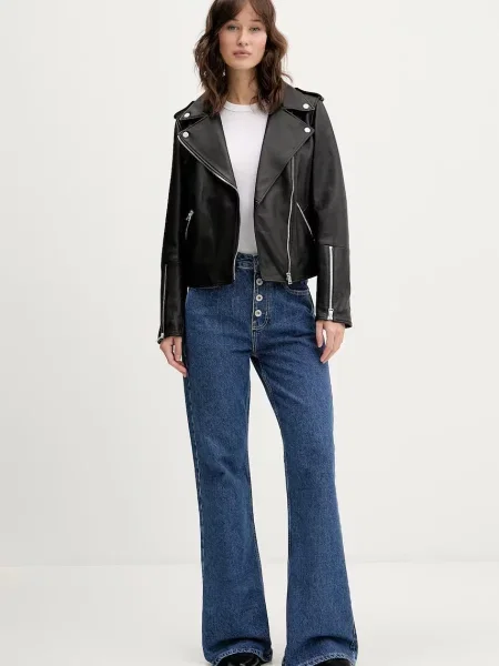 Шкіряна куртка HUGO Lujana