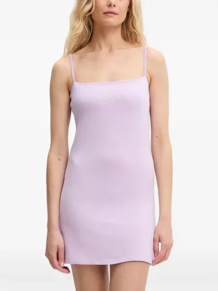 Rochie mini Juicy Couture cu autograf violet