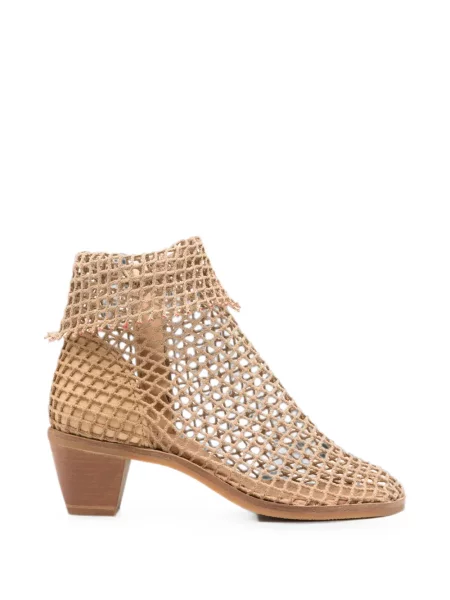 Cizme scurte Verdura Shoes alb