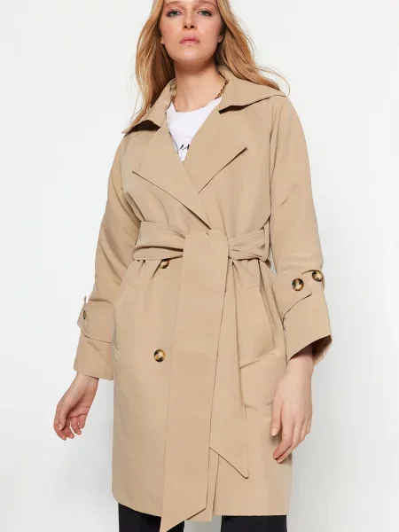 Gulerat trenci Trendyol bej