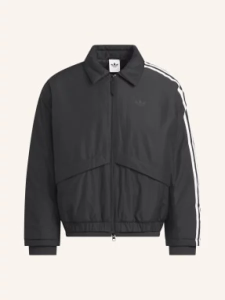 Adidas Originals Oversizedová Bunda Premium 3s Pad černá bílá