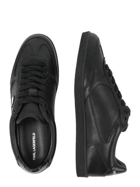 Sneakerși Karl Lagerfeld din piele negru
