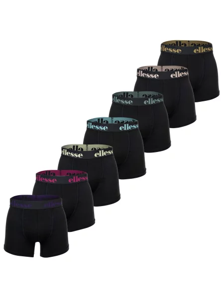 ELLESSE Boxeralsók azúr / lila / sötét-rózsaszín fekete