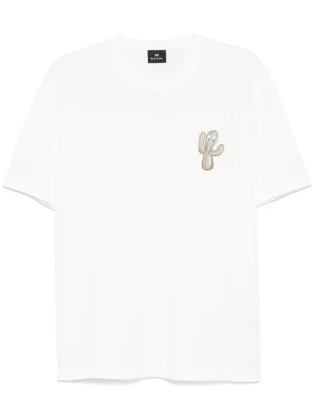Tricou Ps Paul Smith cu imagine alb