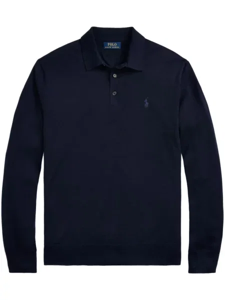 Polo majica Polo Ralph Lauren s printom keper niski struk smeđa