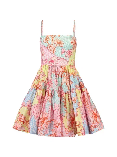 Rochie mini Mary Katrantzou cu model floral cu imagine