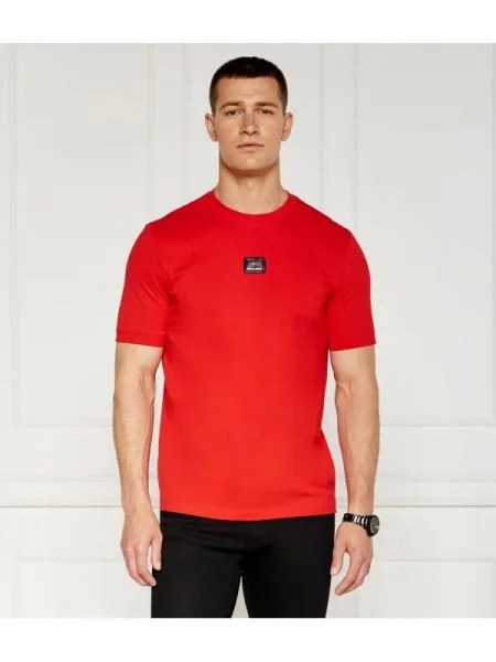 HUGO Tricou DIRAGOLINO_GEL roșu