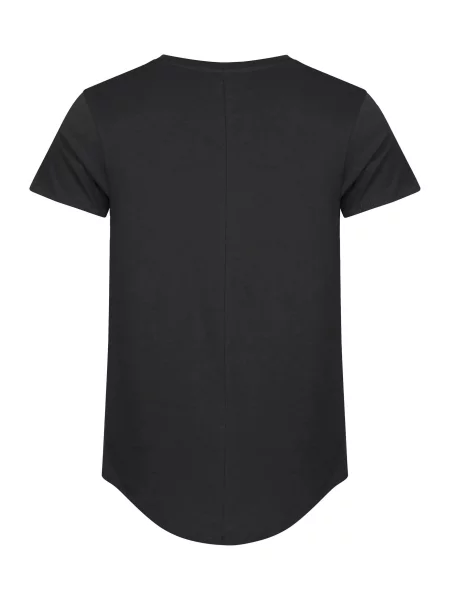 Clique koszulka Brooklyn z bawełny luźny wydłużony krój – Black czarna