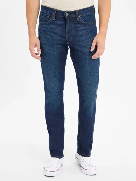 Levi's Dżinsy Slim Mężczyźni jednolity niebieski