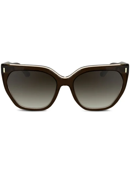 Ochelari de soare Calvin Klein maro