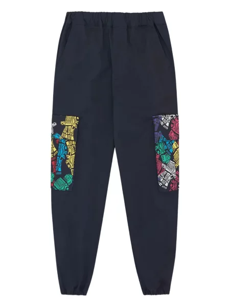 Spodnie cargo dziecięce Billionaire Boys Club niebieskie