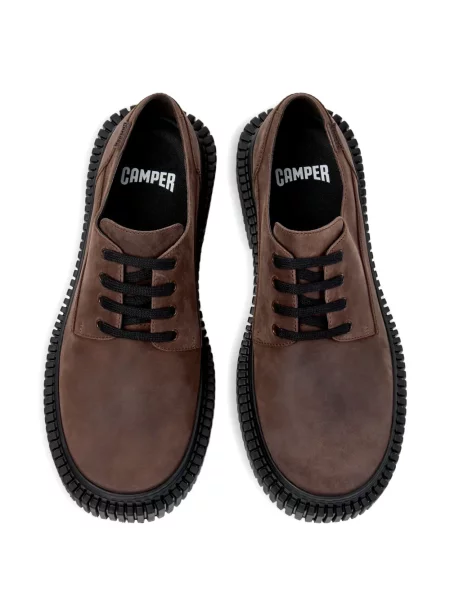 Pantofi Camper cu șireturi din dantelă negru