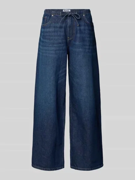 Jeansy o kroju loose fit z szerokimi nogawkami Review