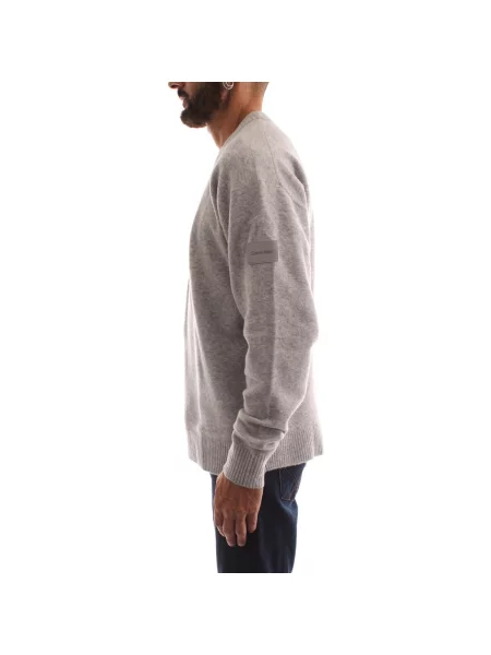 Geacă de blugi Calvin Klein Jeans gri