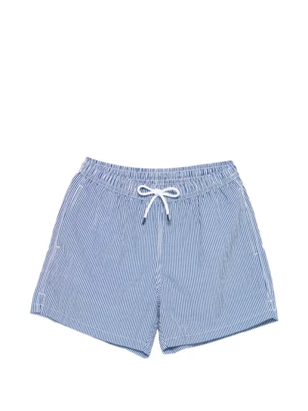 Долнища на бански Fedeli на райета синьо