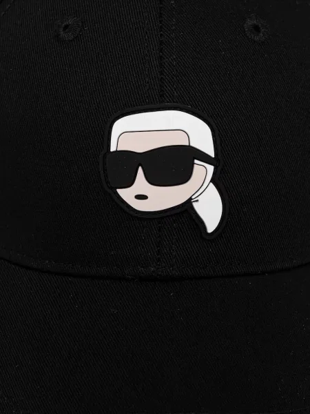 Бейсболка Karl Lagerfeld з аплікацією червоний