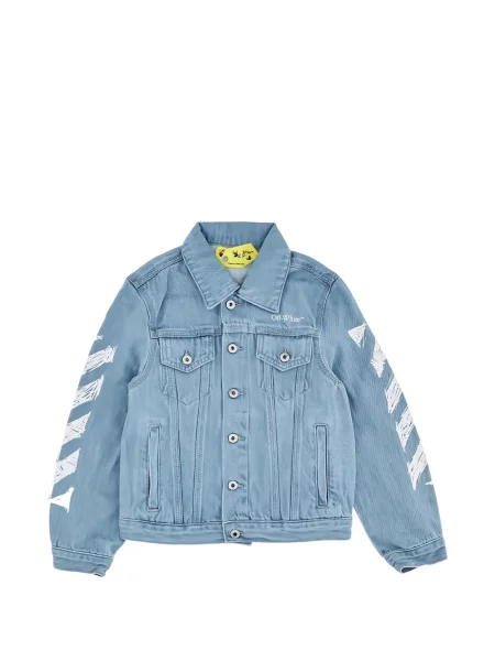 Dětska džínová bunda Off-white bílá