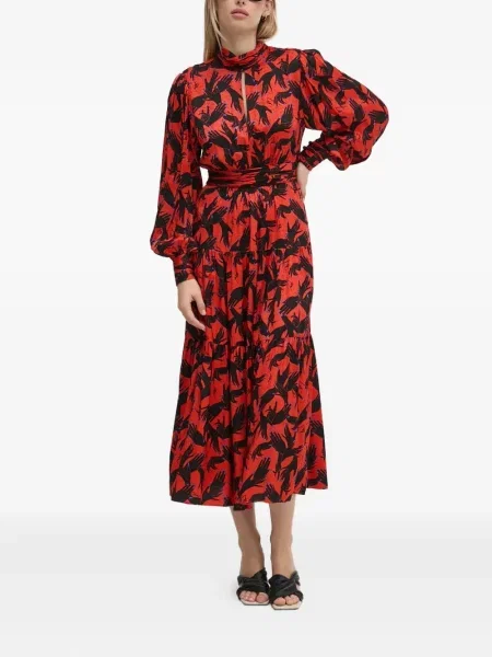 Rochie midi Dvf Diane Von Furstenberg până la genunchi de costum