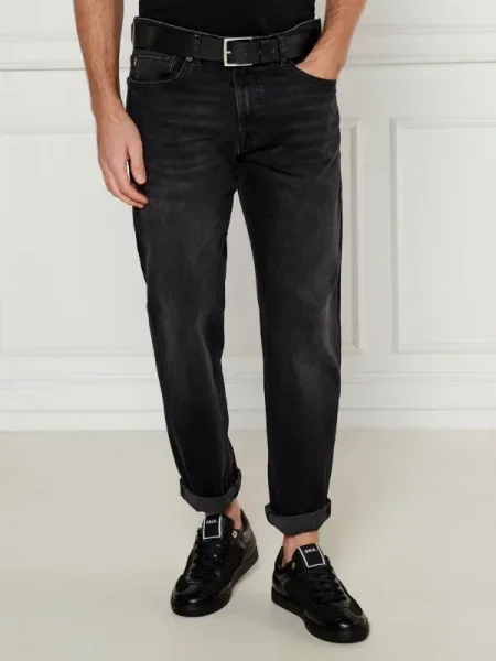 BOSS ORANGE Blugi Maine negru