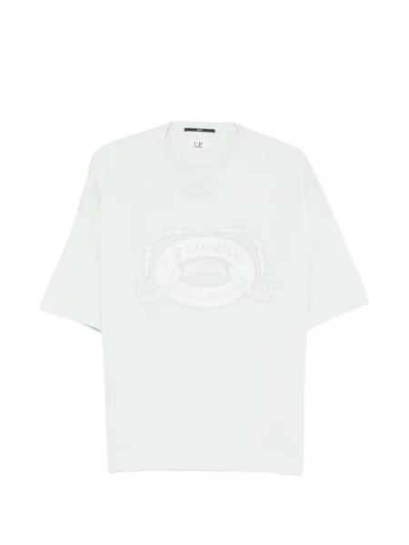 Tricou C.p. Company cu broderie albastru