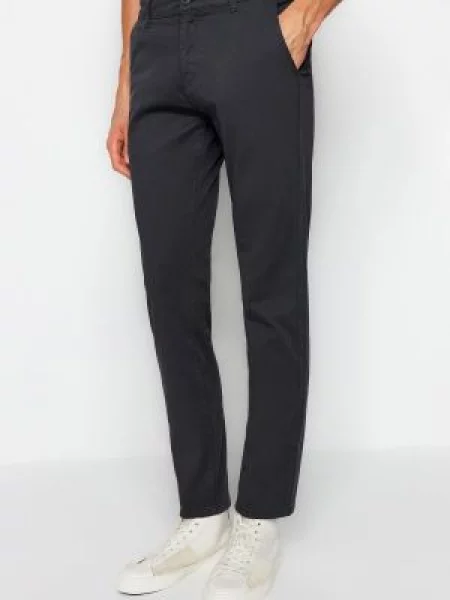 Pantaloni chino Trendyol gri