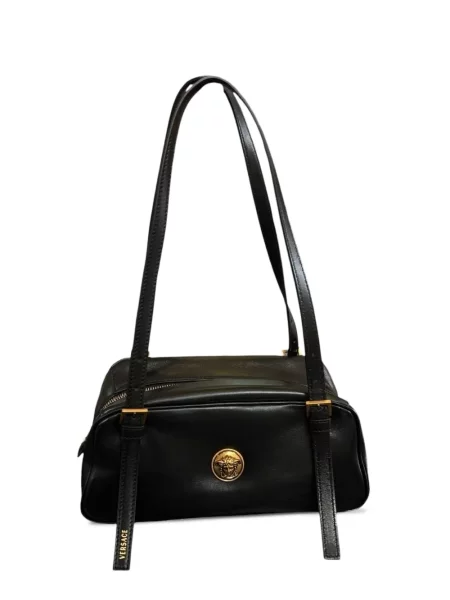 Geantă Versace din piele negru