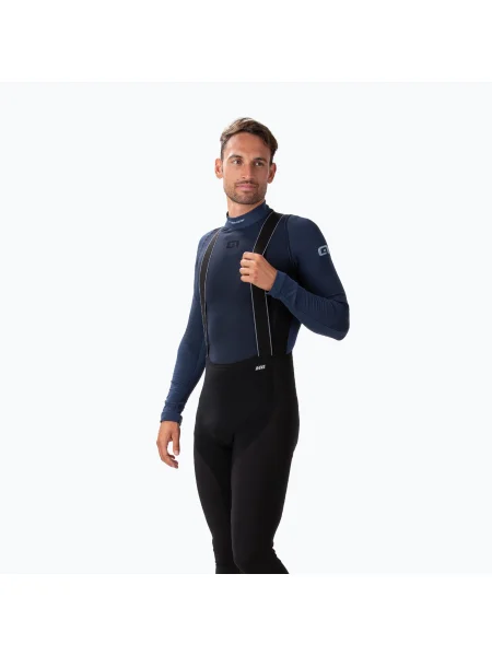 Мъжки панталони за колоездене ALÉ Clima Warm Plus bibtights black черно