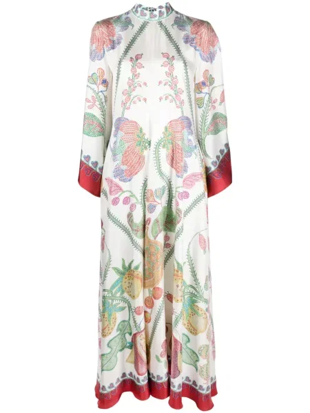 Rochie La Doublej cu imagine de costum alb