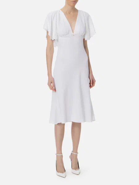 Платье Elisabetta Franchi бежевое