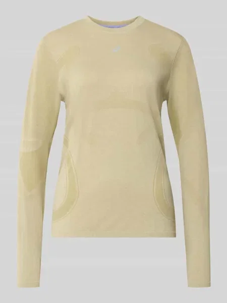 Bluzka z długim rękawem o kroju slim fit z nadrukiem z logo model Road' Asics oliwkowa