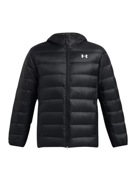 Kurtka puchowa Under Armour z kapturem czarna
