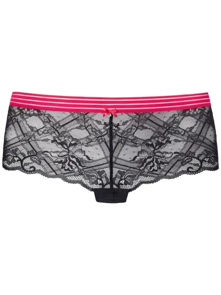 VIVANCE Spodnje hlače roza črna